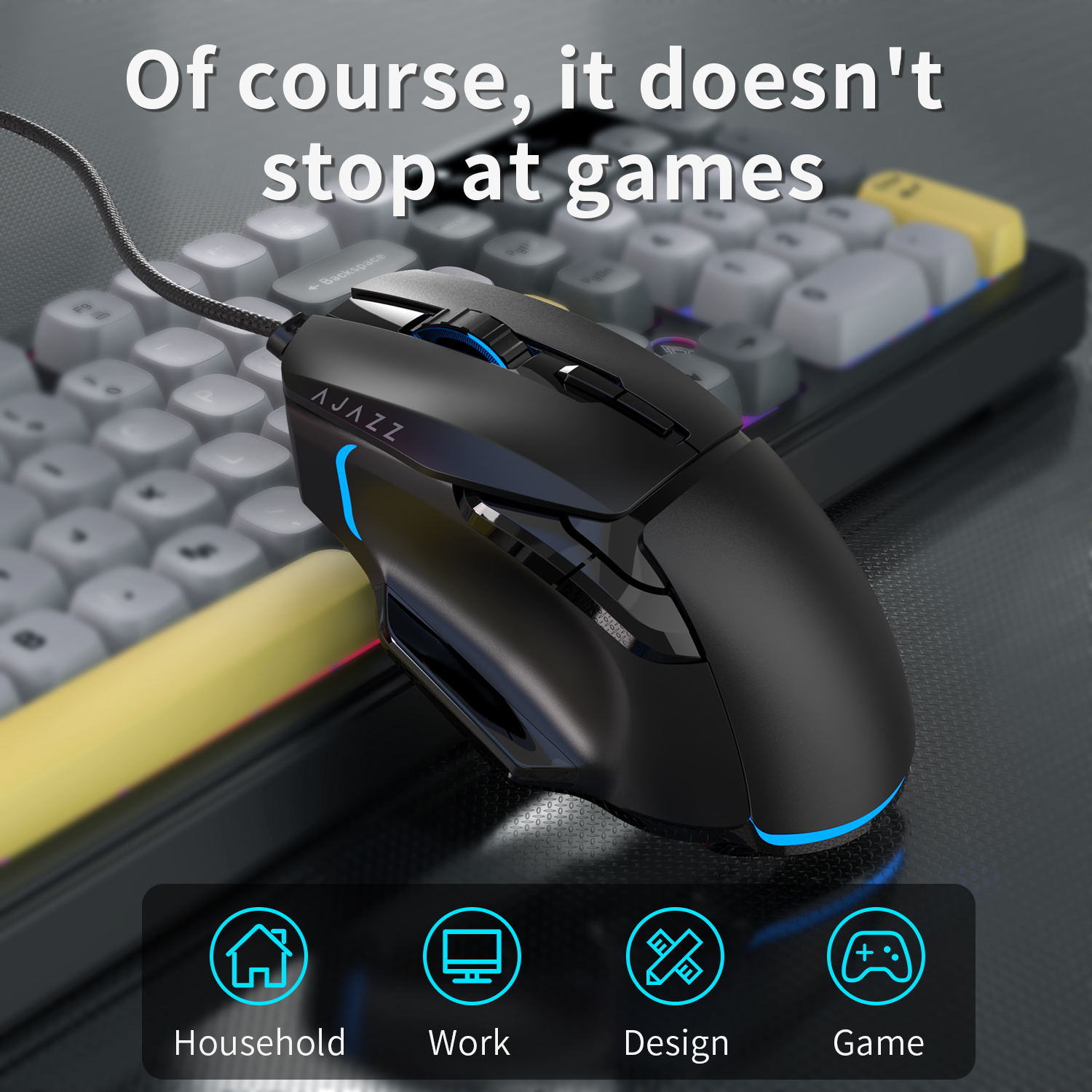 AJAZZ AT120 Bundle: Gaming Key - Gaming Headset Rgb ulasan dan harga