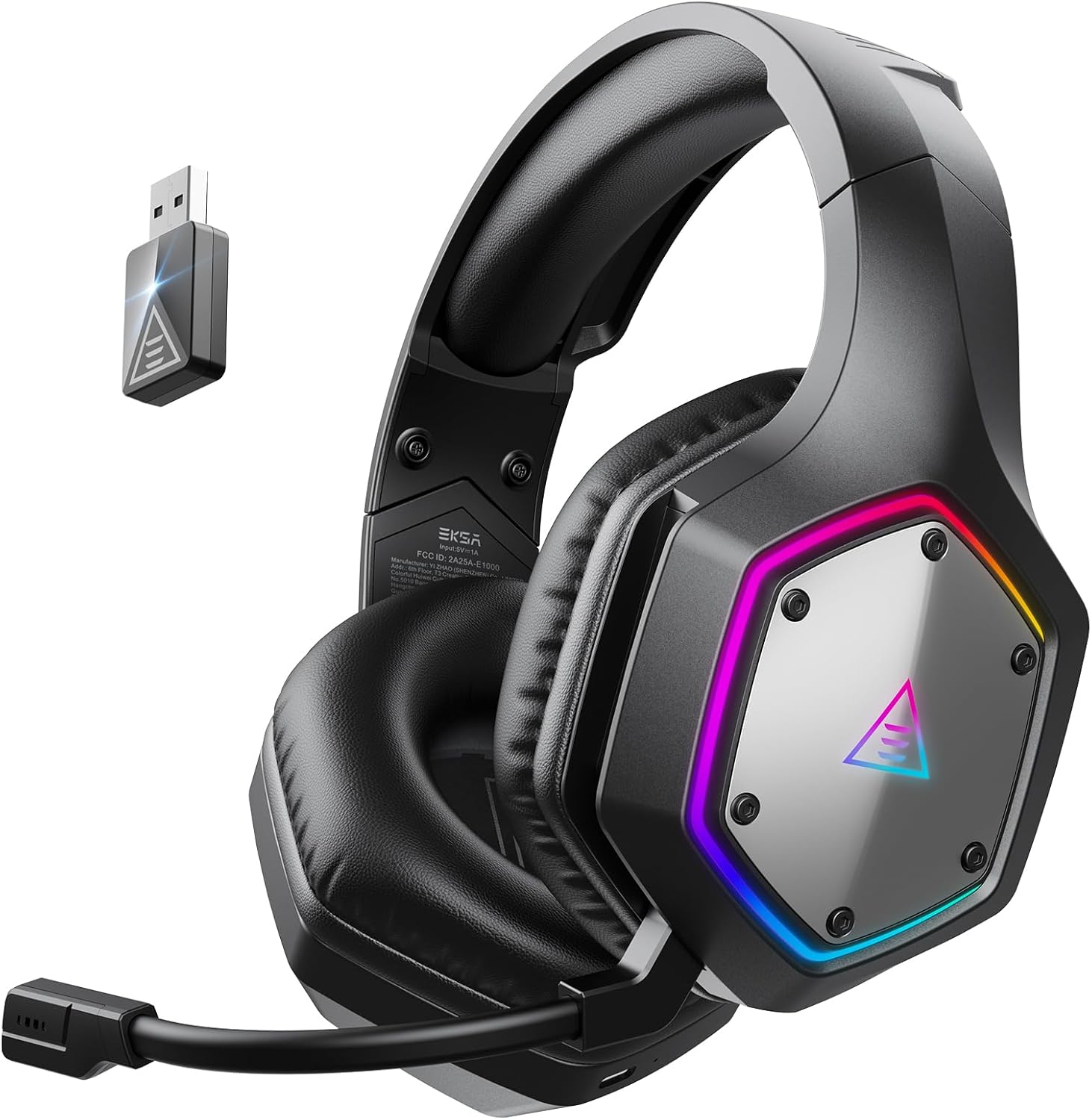 2.4GHz Wireless Gaming Headset - Gaming Headset Rgb ulasan dan harga