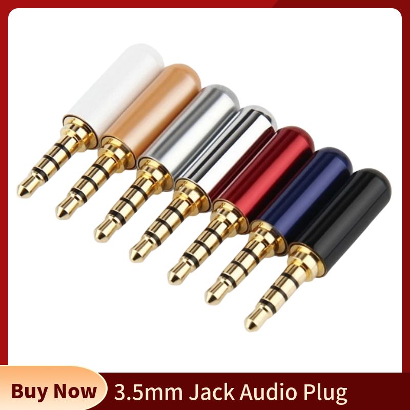 Audio Jack 3.5MM 4 Pole Earpho - Wired Earphone Mic ulasan dan harga