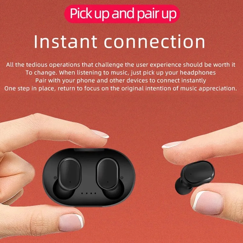 10Pcs Wholesale A6S TWS Wirele - Earbuds Charging Case ulasan dan harga
