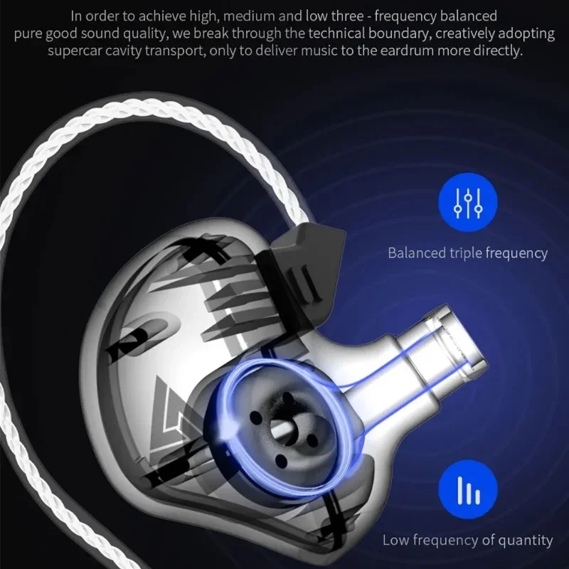CK5 Dynamic Copper Driver HiFi - Wired Earphone Mic ulasan dan harga