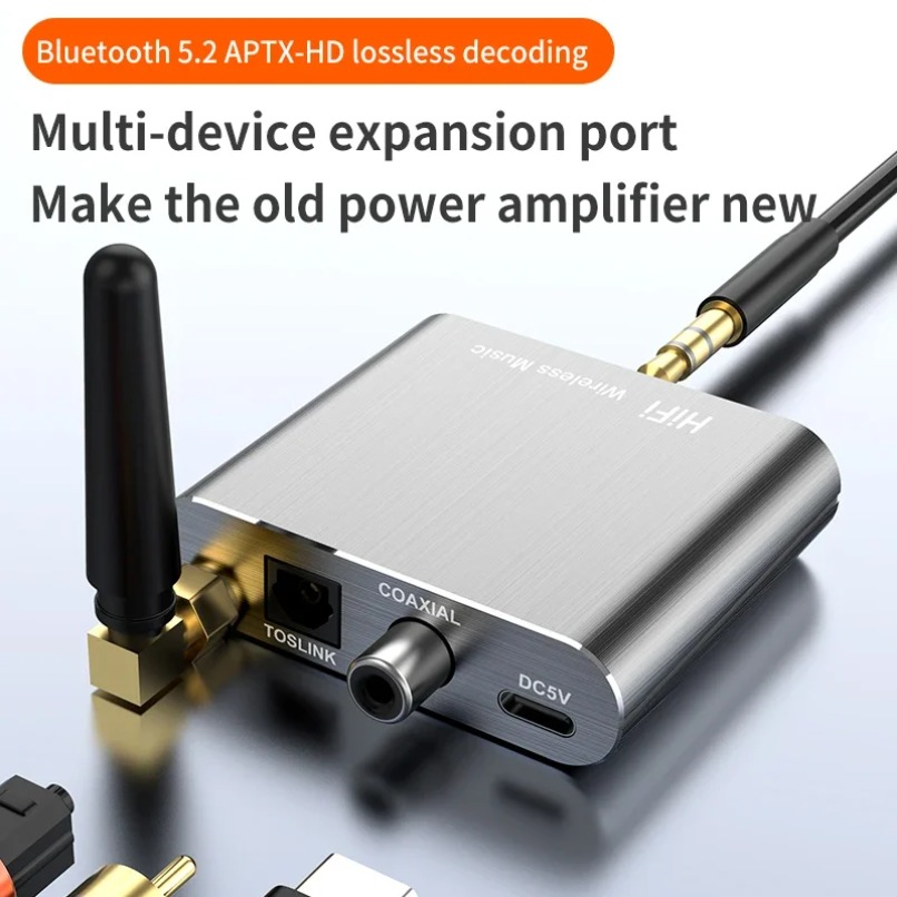Qualcomm aptX HD Bluetooth V5. - Bluetooth Adapter Receiver ulasan dan harga