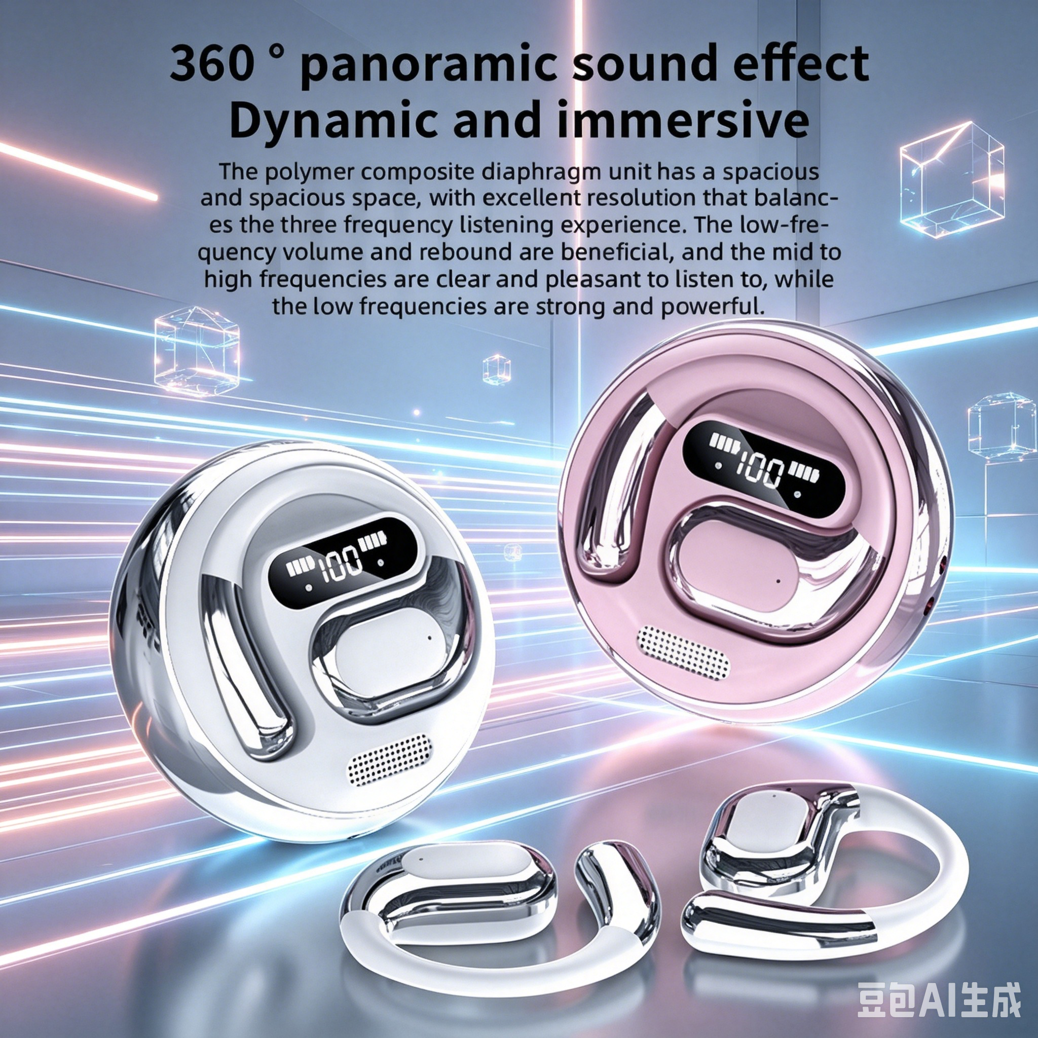 Round OK03 WS Open Ear Bluetoo - Sports Earphone Hook ulasan dan harga