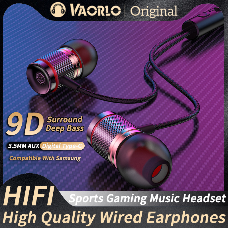 9D HIFI Heavy Bass Earphone 3. - Noise Cancelling Headphone ulasan dan harga