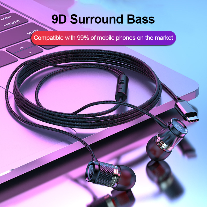 9D HIFI Heavy Bass Earphone 3. - Noise Cancelling Headphone ulasan dan harga