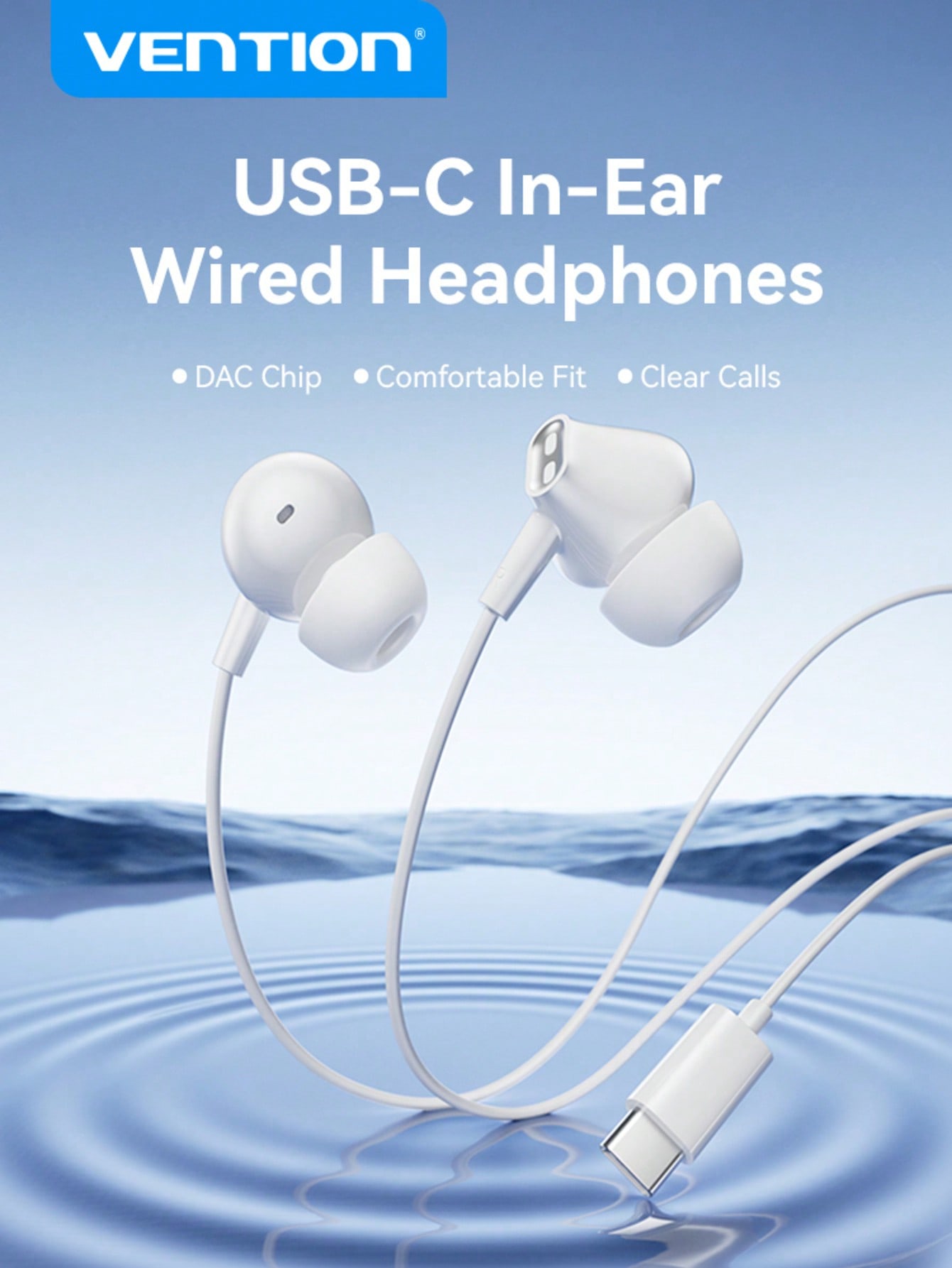 VENTION ECHO LITE USB-C In-Ear - Usb C Earphone ulasan dan harga