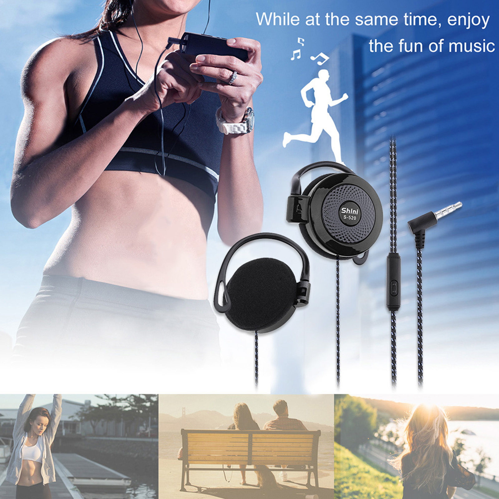 【Sale】3.5mm Wired Headset Ear  - Audiophile Headphone Wired ulasan dan harga