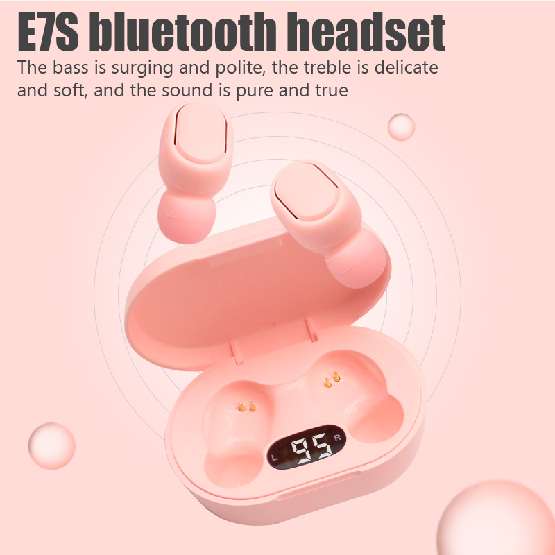 E7S TWS Fone Bluetooth Earphon - Bluetooth Headset On Ear ulasan dan harga