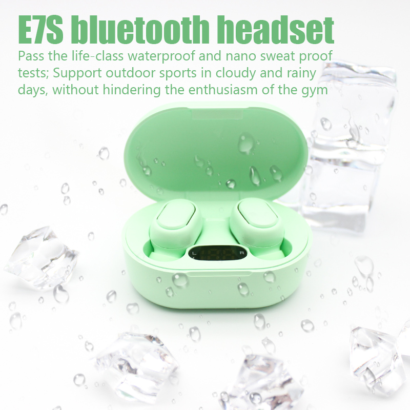 E7S TWS Fone Bluetooth Earphon - Bluetooth Headset On Ear ulasan dan harga