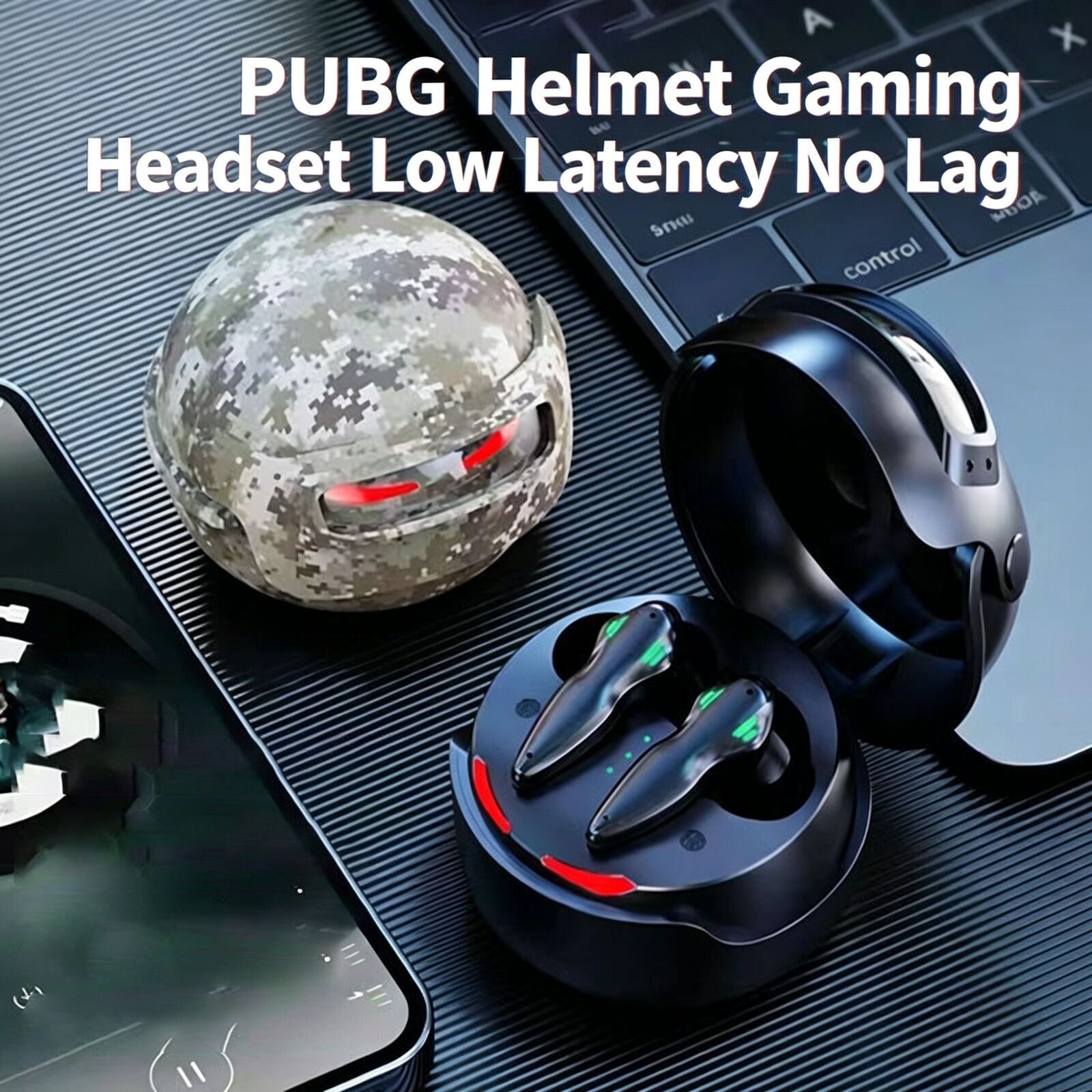 Helmet Style Gaming  Wireless  - Gaming Headset Rgb ulasan dan harga