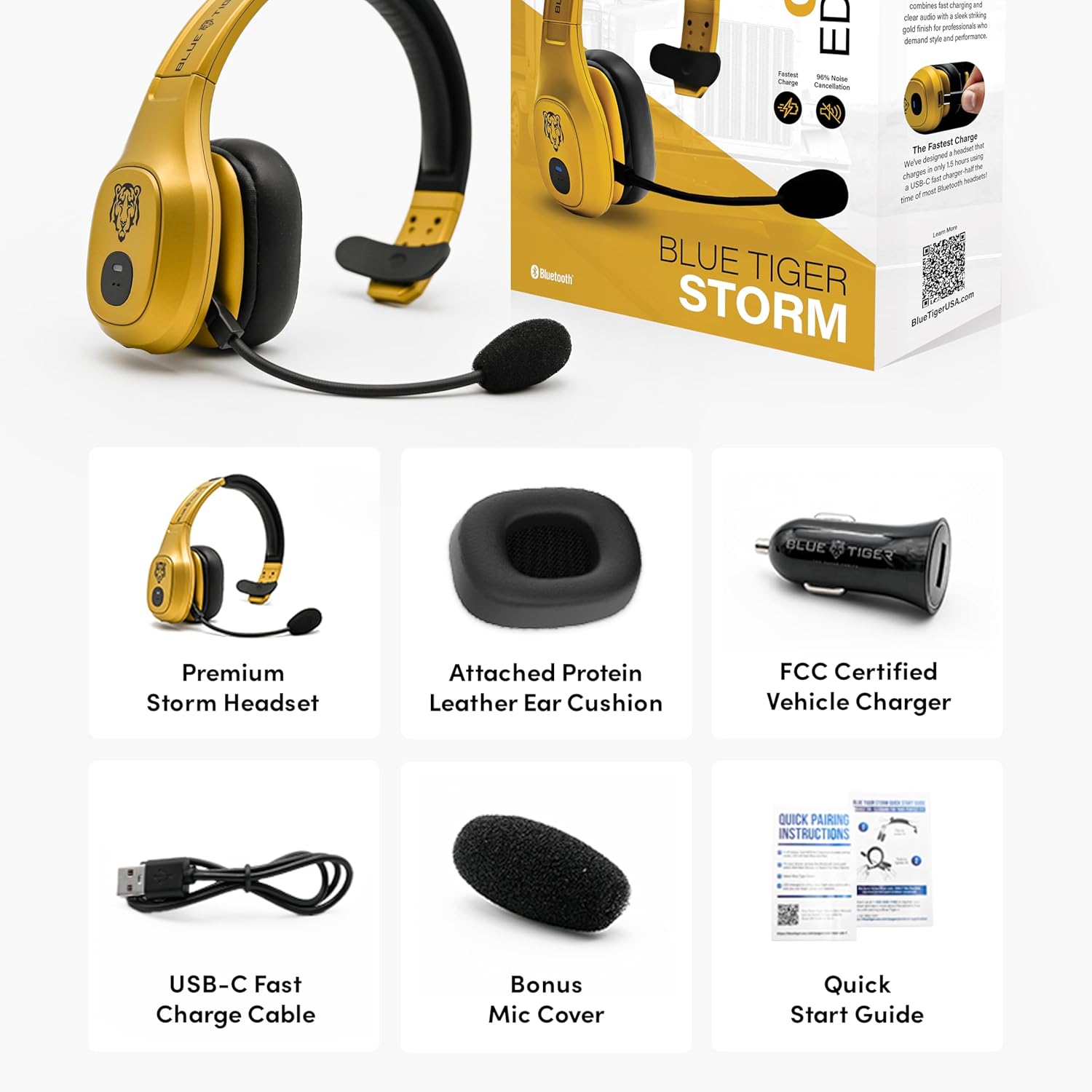 Premium Trucker Bluetooth Head - Usb C Earphone ulasan dan harga