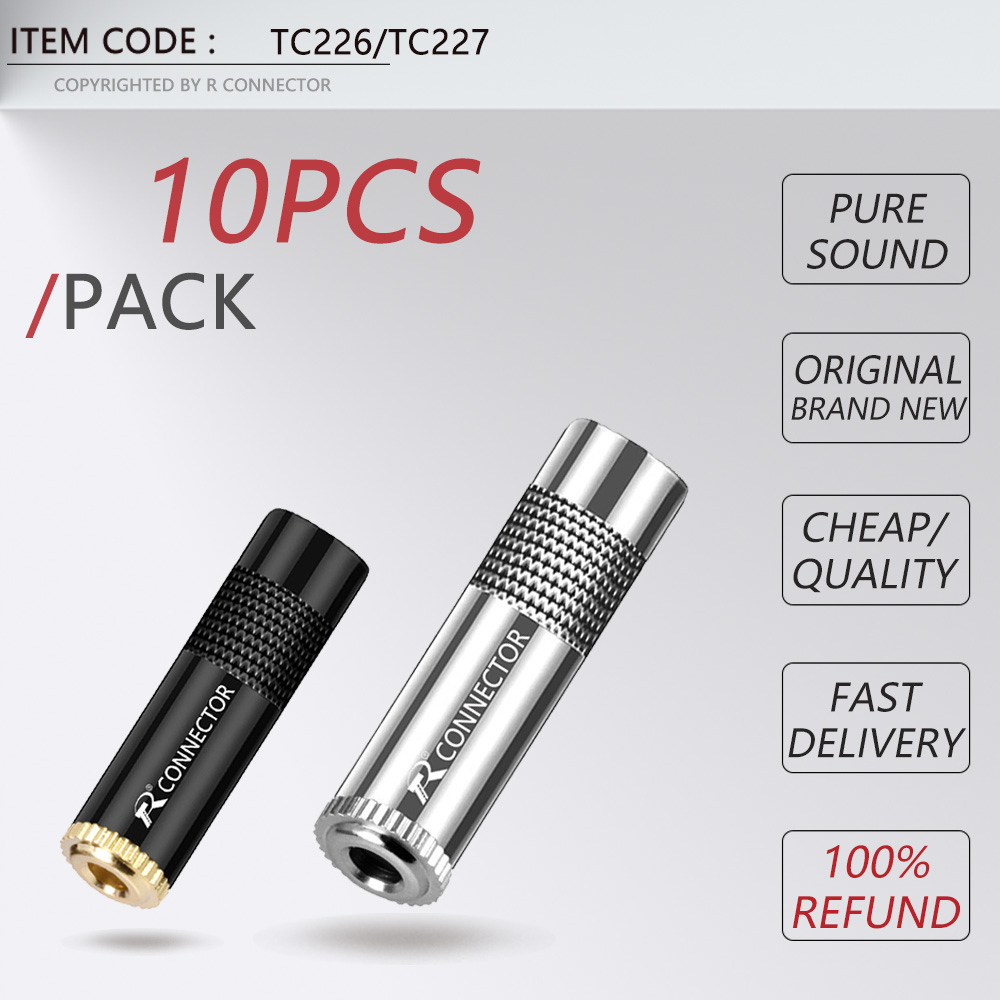 10pcs Audio 3.5mm/6.35mm Jack  - Audiophile Headphone Wired ulasan dan harga