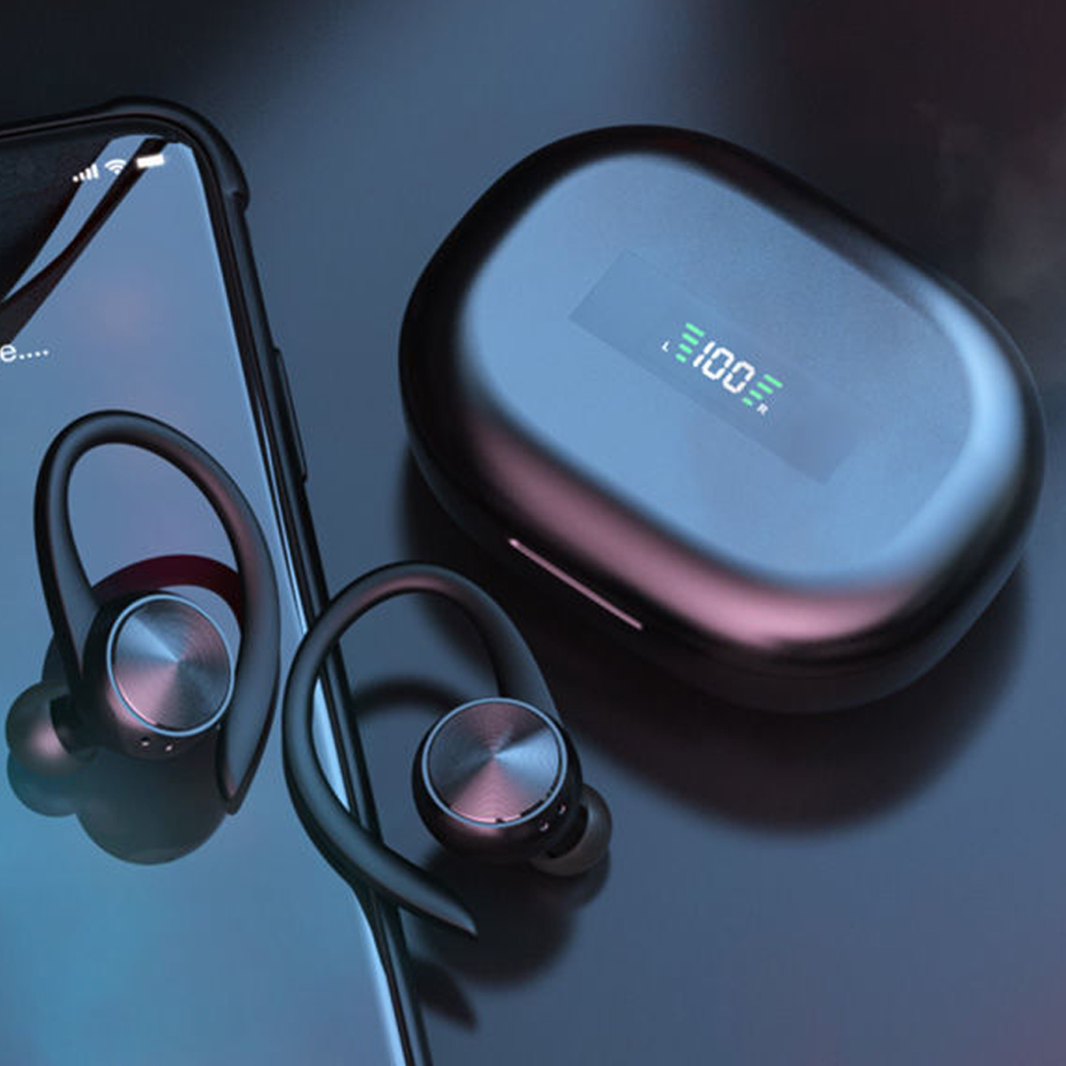 Wireless Bluetooth 5.0 Sports  - Sports Earphone Hook ulasan dan harga