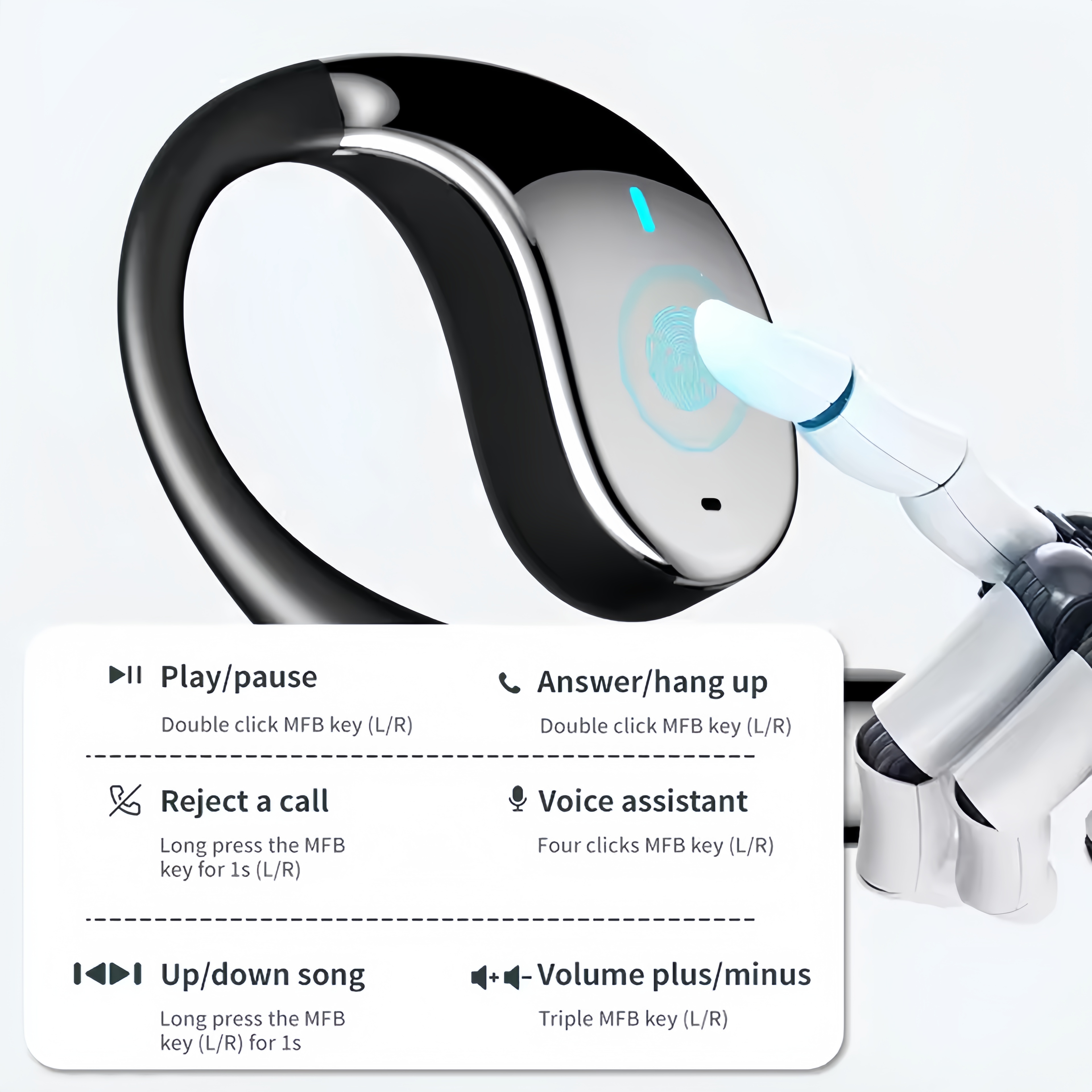 2026 New AI Translation Earbud - Noise Cancelling Headphone ulasan dan harga