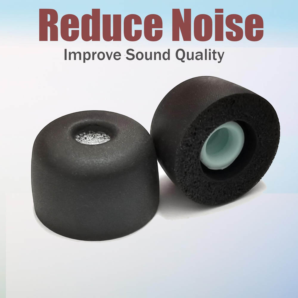 6PCS  Memory Foam Ear Tips Cus - Earphone Foam Tip ulasan dan harga