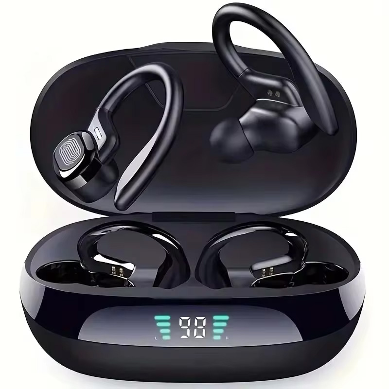 SP16 TWS Wireless Headphones B - Sports Earphone Hook ulasan dan harga